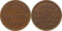 BAYERN PFENNIG Ludwig II. (1864-1886) -