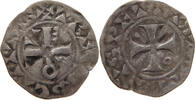 FRANCE TROYES DENIER Thibaut II. Troyes mint, AD 1125-1152 -