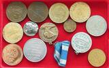 SCANDINAVIA MEDALS COLLECTION SCANDINAVIAN MEDALS 13PC 168G -