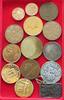 SCANDINAVIA MEDALS COLLECTION SCANDINAVIAN MEDALS 14PC 206G -
