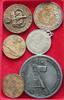 SCANDINAVIA MEDALS COLLECTION SCANDINAVIAN MEDALS 6PC 340G -