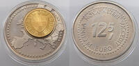ÖSTERREICH MEDAILLE PECUNIA NOVA ALTERI SUCCEDIT EURO -