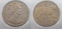 ISLE OF MAN CROWN Elizabeth II. (1952-2022) -