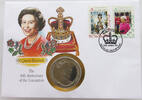 ISLE OF MAN NUMISBRIEF / STATIONERY CROWN Elizabeth II. (1952-2022) -