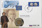 SLOVENIA NUMISBRIEF / STATIONERY 2 EURO -