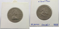 ISLE OF MAN 10 PENCE Elizabeth II. (1952-2022) -