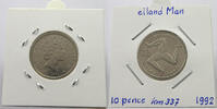 ISLE OF MAN 10 PENCE Elizabeth II. (1952-2022) -