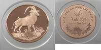 WILDLIFE MEDAL EAST AFRICAN WILD LIFE SOCIETY SABLE ANTELOPES -