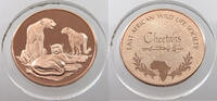 WILDLIFE MEDAL EAST AFRICAN WILD LIFE SOCIETY CHEETAHS -
