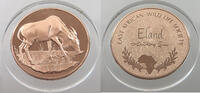 WILDLIFE MEDAL EAST AFRICAN WILD LIFE SOCIETY ELAND -