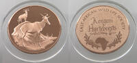 WILDLIFE MEDAL EAST AFRICAN WILD LIFE SOCIETY KONGONI HARTEBEESTS -