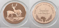 WILDLIFE MEDAL EAST AFRICAN WILD LIFE SOCIETY IMPALAS -