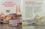 BRD PHONE CARD 750 FREIE REICHSTADT REGENSBURG -