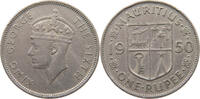 MAURITIUS RUPEE George VI. (1936-1952) -