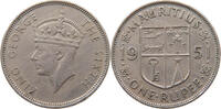 MAURITIUS RUPEE George VI. (1936-1952) -