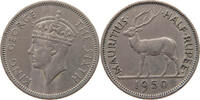 MAURITIUS 1/2 RUPEE George VI. (1936-1952) -