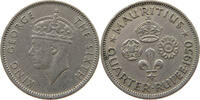 MAURITIUS 1/4 RUPEE George VI. (1936-1952) -