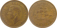 SOUTH AFRICA PENNY George VI. (1936-1952) -