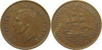 SOUTH AFRICA PENNY George VI. (1936-1952) -