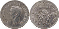 SOUTH AFRICA 3 PENCE George VI. (1936-1952) -