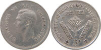 SOUTH AFRICA 3 PENCE George VI. (1936-1952) -