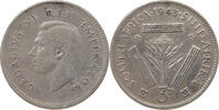 SOUTH AFRICA 3 PENCE George VI. (1936-1952) -