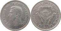 SOUTH AFRICA 3 PENCE George VI. (1936-1952) -