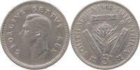 SOUTH AFRICA 3 PENCE George VI. (1936-1952) -