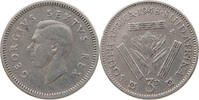 SOUTH AFRICA 3 PENCE George VI. (1936-1952) -