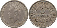 BRITISH WEST AFRICA 3 PENCE George VI. (1936-1952) -