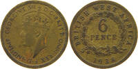 BRITISH WEST AFRICA 6 PENCE George VI. (1936-1952) -