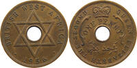BRITISH WEST AFRICA PENNY Elizabeth II. (1952-2022) -