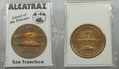 UNITED STATES OF AMERICA MEDAL SAN FRANCISCO MEDAL ALCATRAZ THE ROCK -