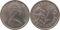 BERMUDA 10 CENTS Elizabeth II. (1952-2022) -