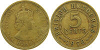 HONDURAS 5 CENTS Elizabeth II. (1952-2022) -