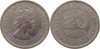 MALAYA AND BRITISH BORNEO 20 CENTS Elizabeth II. (1952-2022) -