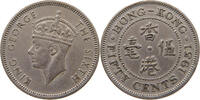 HONG KONG 50 CENTS George VI. (1936-1952) -