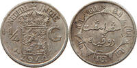 NETHERLANDS EAST INDIES 1/4 GULDEN -
