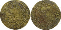 Frankreich Zinsgroschen Zeitgenossische Fälschung Kupfer Friedrich III., Johann und Georg 1507-1525 -