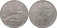 SPAIN 2 PESETAS Provisional Government -