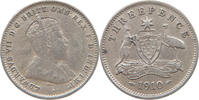 AUSTRALIA THREEPENCE Edward VII., 1901 - 1910 -