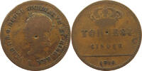 ITALY STATES NAPLES SICILY 5 TORNESI Ferdinando I di Borbone (1816-1825) -
