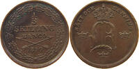 SWEDEN 1/2 SKILLING Oscar I. (1844-1859) -