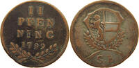 SALZBURG ERZBISTUM 2 PFENNIG Hieronymus Graf Colloredo 1772 - 1803 -