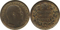 GREAT BRITAIN 1/3 FARTHING Edward VII., 1901 - 1910 -