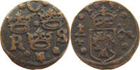 SWEDEN 1/4 ÖRE Christina (1632-1654) -