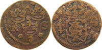 SWEDEN 1/4 ÖRE Christina (1632-1654) -
