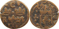 SWEDEN 1/4 ÖRE Christina (1632-1654) -