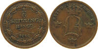 SWEDEN 1/6 SKILLING Oscar I. (1844-1859) -