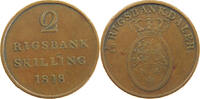 DENMARK 2 RIGSBANKSKILLING Frederik VI. 1808-1839. -